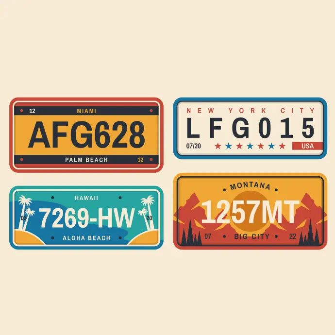 Custom Front License Plate 
